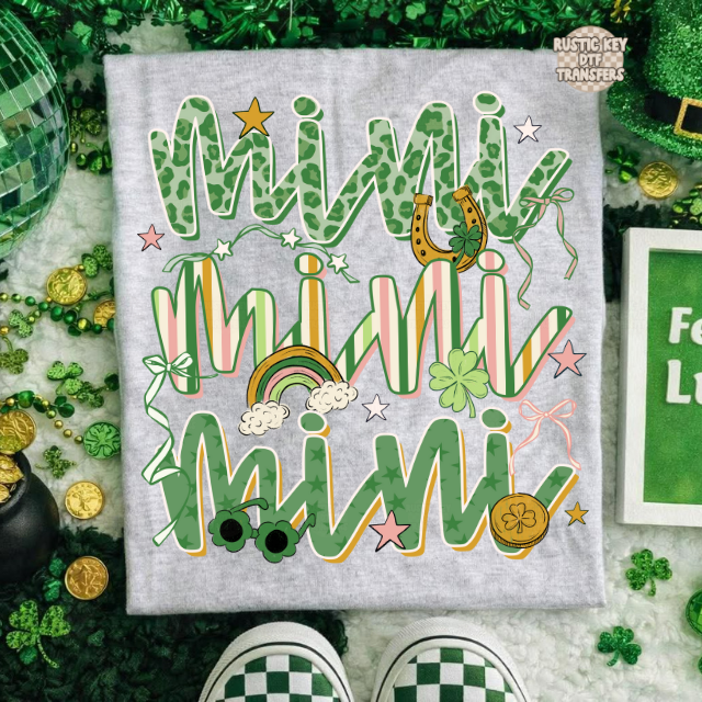 Mini St patricks DTF Transfer, Ready to Press