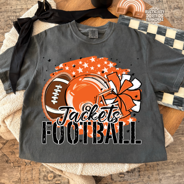 Jackets Football DTF Transfer, Ready to Press