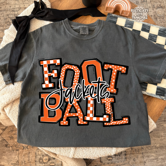 Jackets so sporty Football DTF Transfer, Ready to Press