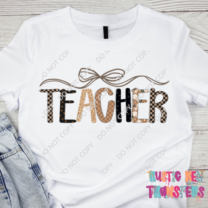 Teacher DTF TRANSFER