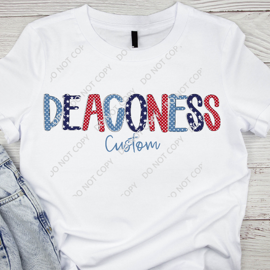 Deaconess Hospital Custom T-shirt