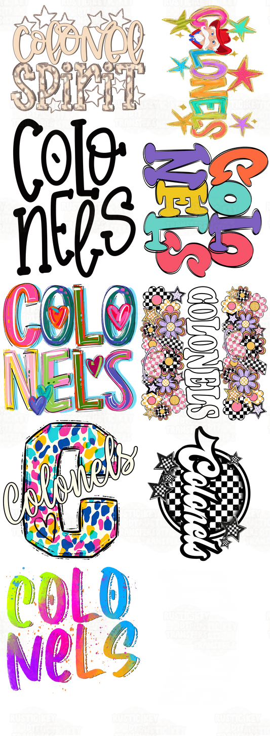 Colonels 22x60 Premade Gang sheet 005 DTF Ready to Press