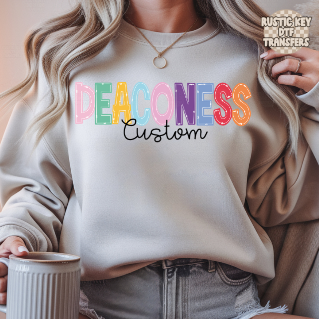 Deaconess Hospital Custom crewneck sweatshirt