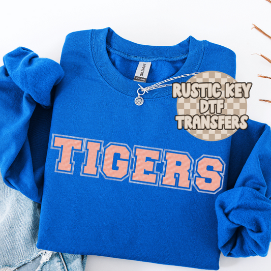 Memorial Tigers seersucker DTF TRANSFER