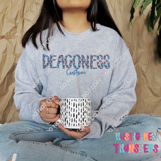 Deaconess Hospital Custom crewneck sweatshirt