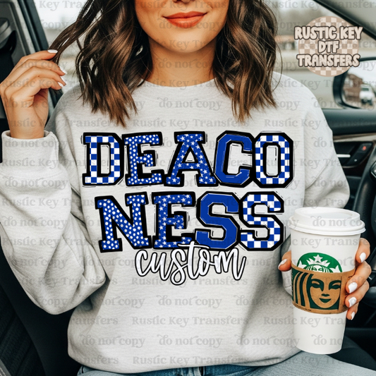 Deaconess Hospital Custom crewneck sweatshirt