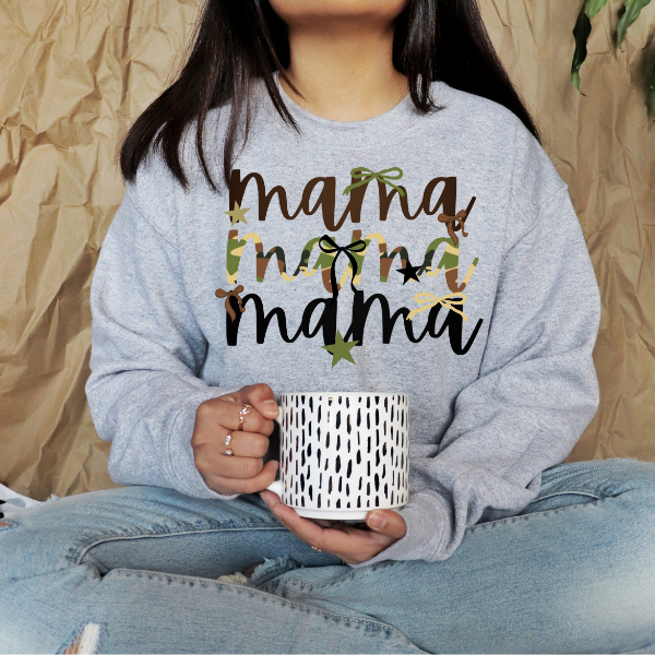 Camo Mama DTF TRANSFER