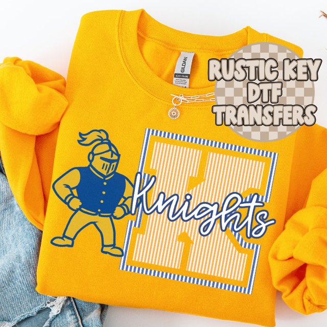 Castle Knights Seersucker Gildan Crewneck