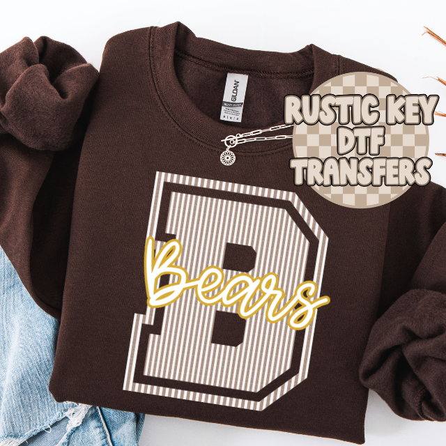 Central Bears Seersucker Gildan Crewneck