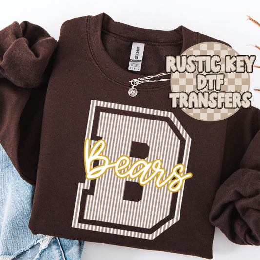 Central Bears Seersucker Gildan Crewneck