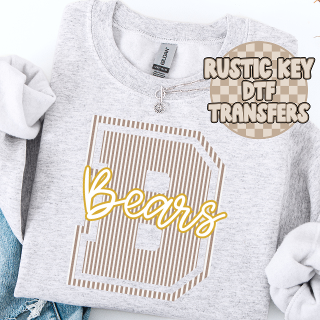 Central Bears Seersucker Gildan Crewneck