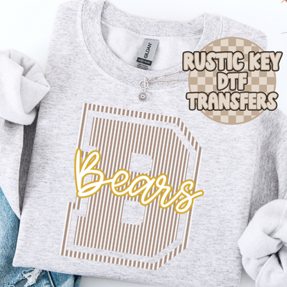Central Bears Seersucker Gildan Crewneck