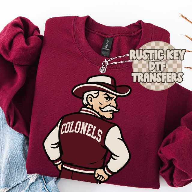 Colonels Mascot Gildan Crewneck