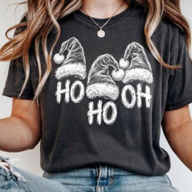 HO HO HO DTF Transfer, Ready to Press Rustic Key Transfers