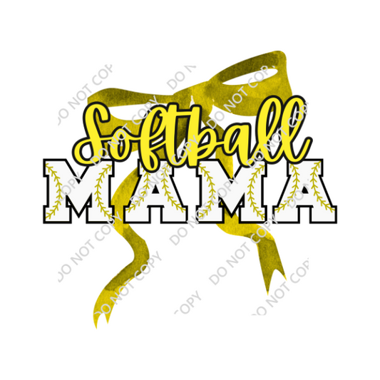 SOFTBALL MAMA DTF TRANSFER