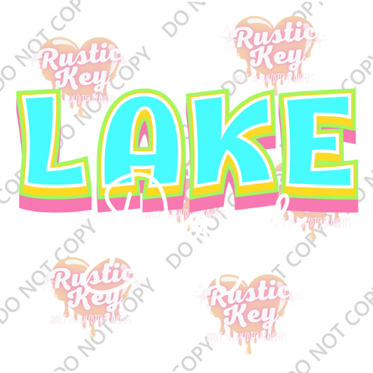 LAKE DAYS DTF TRANSFER