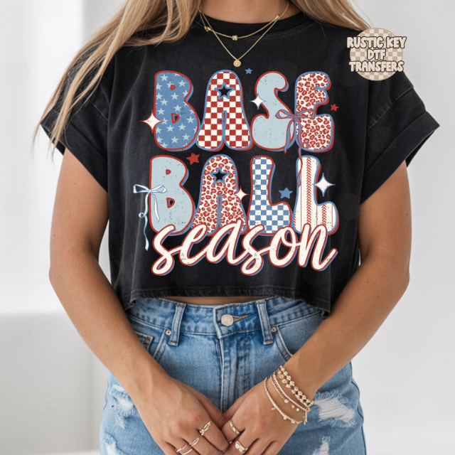 Baseball season DTF Transfer, Ready to Press