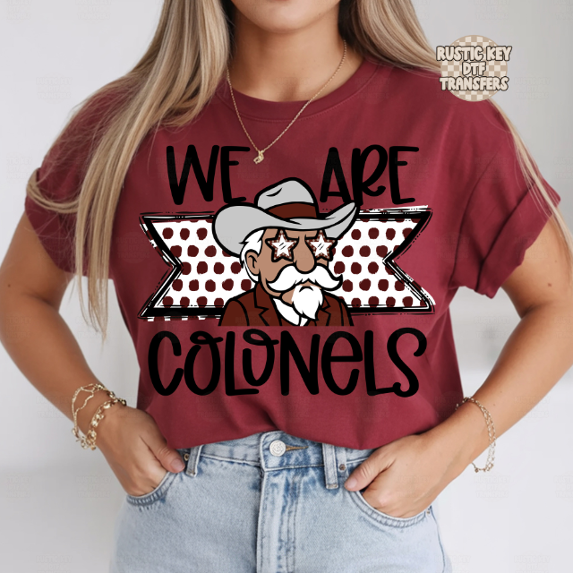 We are colonels DTF Transfer, Ready to Press