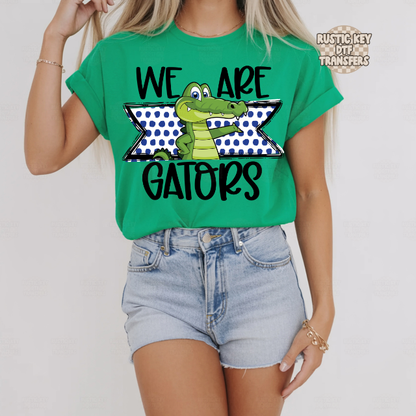 We are Gators DTF Transfer, Ready to Press