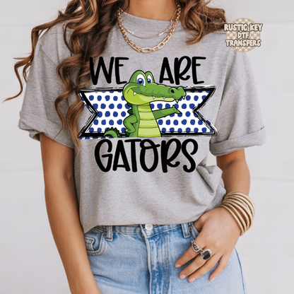 We are Gators DTF Transfer, Ready to Press