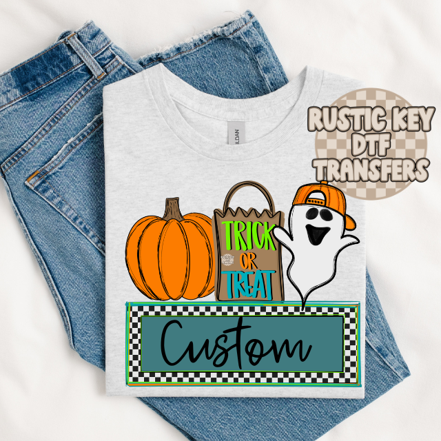 Trick Or Treat Custom (Boys) DTF TRANSFER