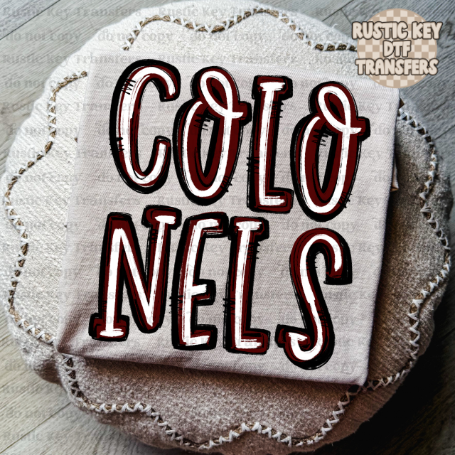 Colonels DTF Transfer, Ready to Press