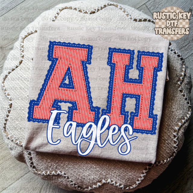 Apollo High School eagles Prepster DTF Transfer, Ready to Press