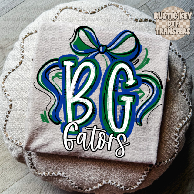 Bend Gate Gators DTF Transfer, Ready to Press