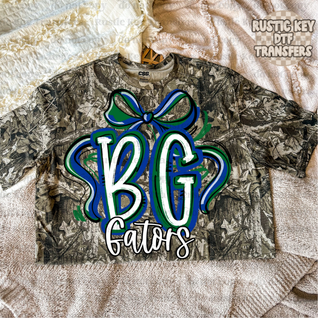 Bend Gate Gators DTF Transfer, Ready to Press - Rustic Key Transfers