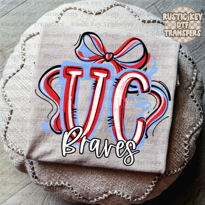 Union Braves DTF Transfer, Ready to Press