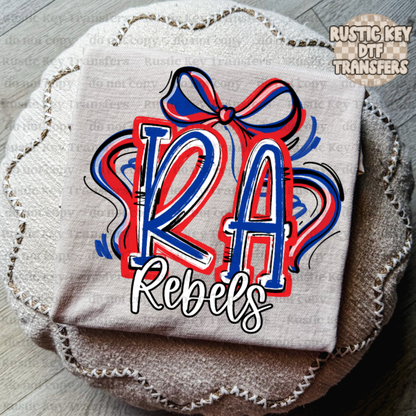 Rebels DTF Transfer, Ready to Press