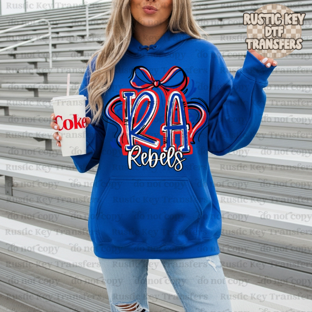 Rebels DTF Transfer, Ready to Press