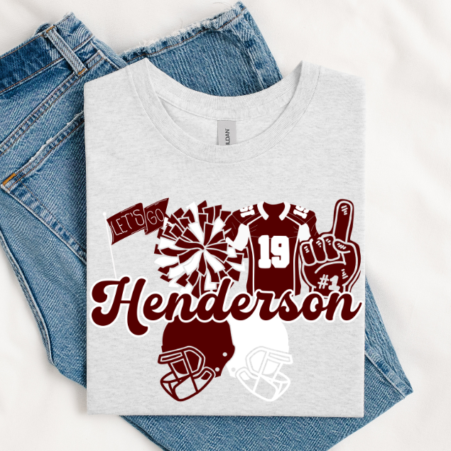 Henderson Colonels DTF TRANSFER