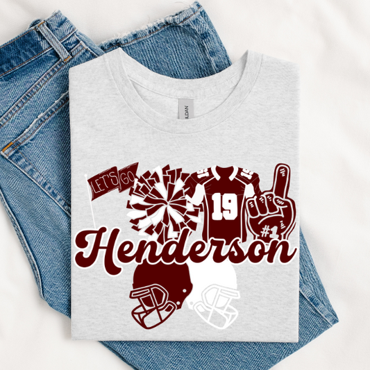 Henderson Colonels DTF TRANSFER