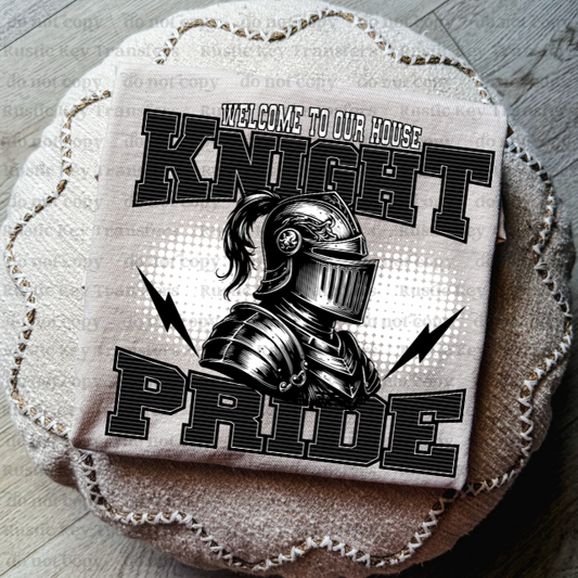 Knight Pride DTF Transfer, Ready to Press