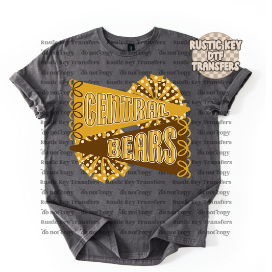 Central bears pennants Gildan Softstyle T-Shirt