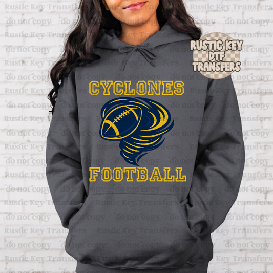 Cyclones Football Gildan Hoodie