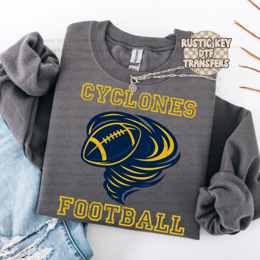 Cyclones Football Gildan Crewneck