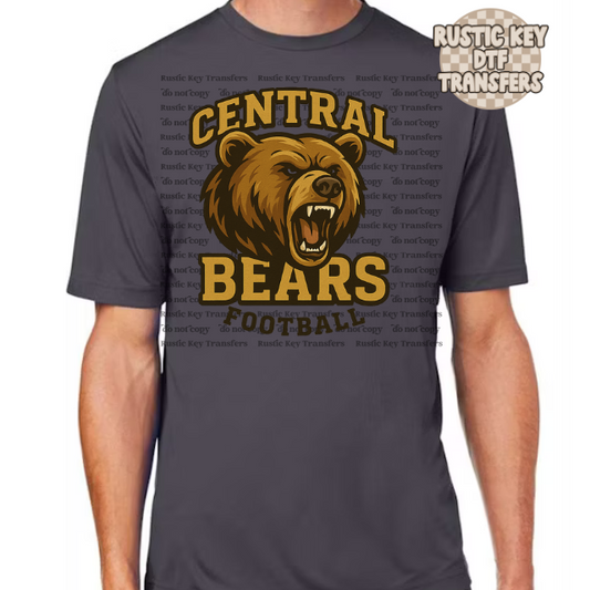 Central Bears Football Dri-fit